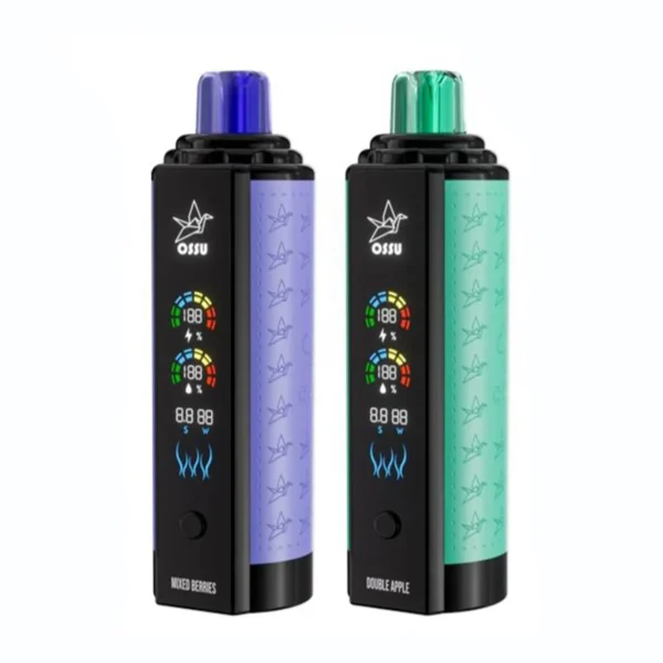 VASY OSSU 30000 Puffs Shisha Hookah Dual Mesh teljes képernyős 0% 5% Alacsony nikotin tartalmú, újratölthető, eldobható Vapes Pen tömeges vásárlás Nagykereskedelmi - HoldVape - 5